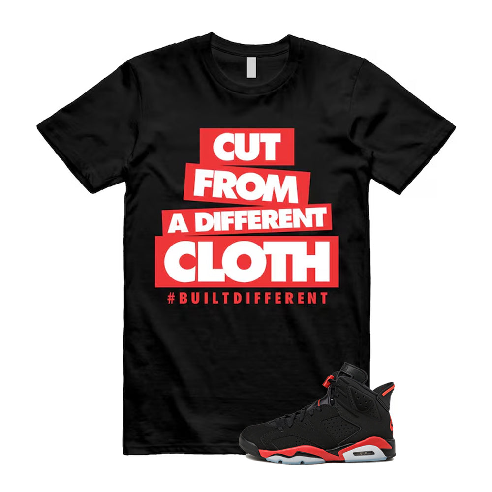 6 Infrared Salesman Black Red  Shirt To Match Cloth T-Shirt, Match Sneaker Tee 2026