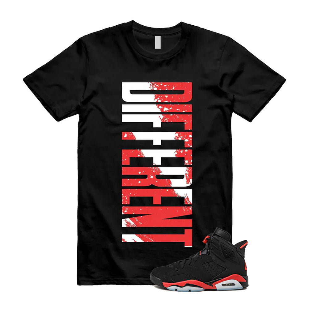 6 Infrared Salesman Black Red  Shirt To Match Different T-Shirt, Match Sneaker Tee 2026