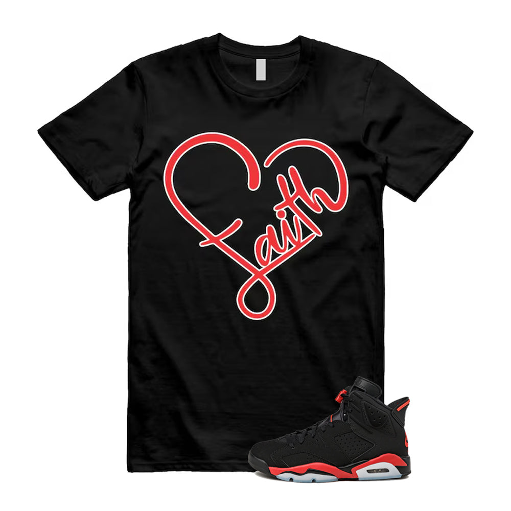 6 Infrared Salesman Black Red  Shirt To Match Faith T-Shirt, Match Sneaker Tee 2026
