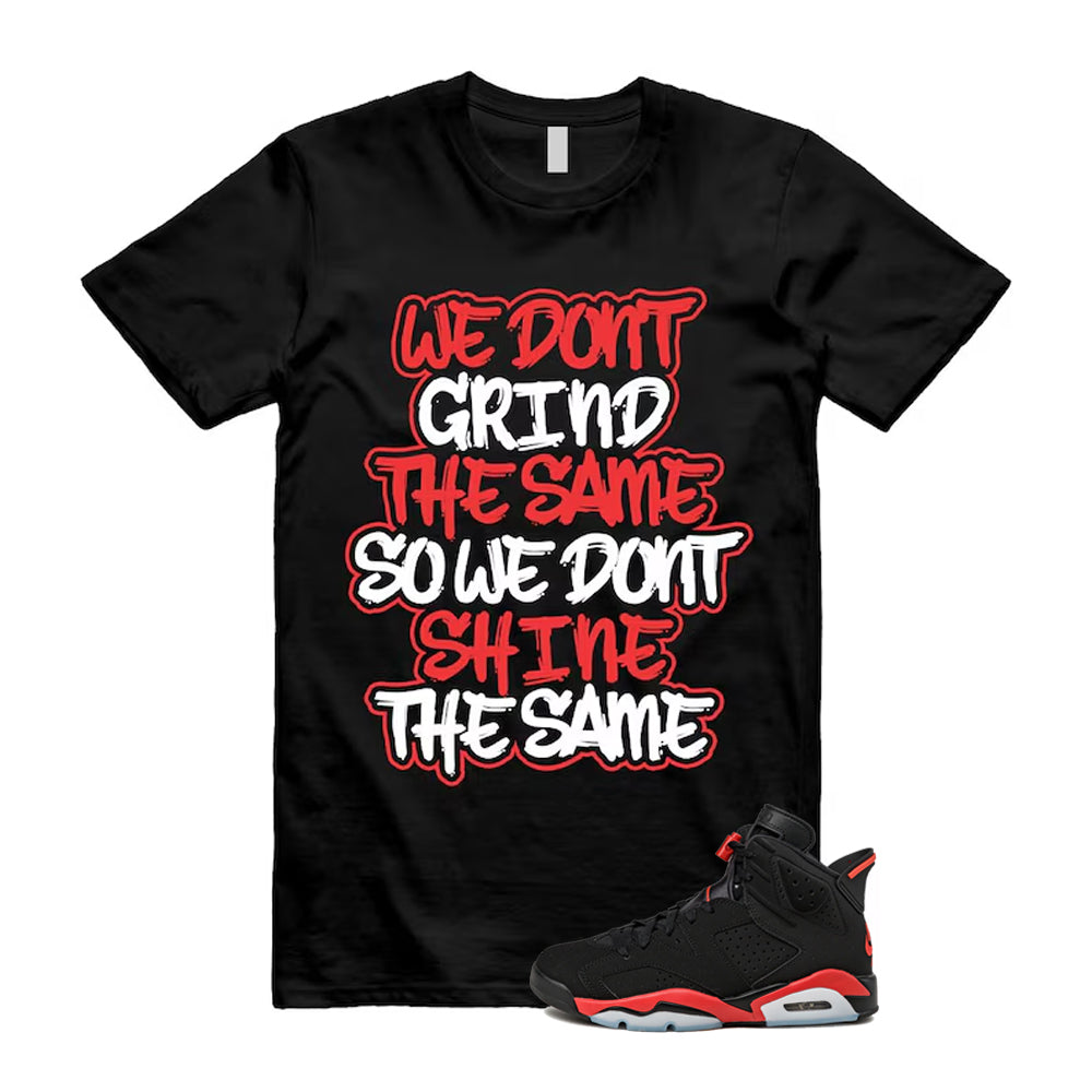 6 Infrared Salesman Black Red  Shirt To Match Grind T-Shirt, Match Sneaker Tee 2026
