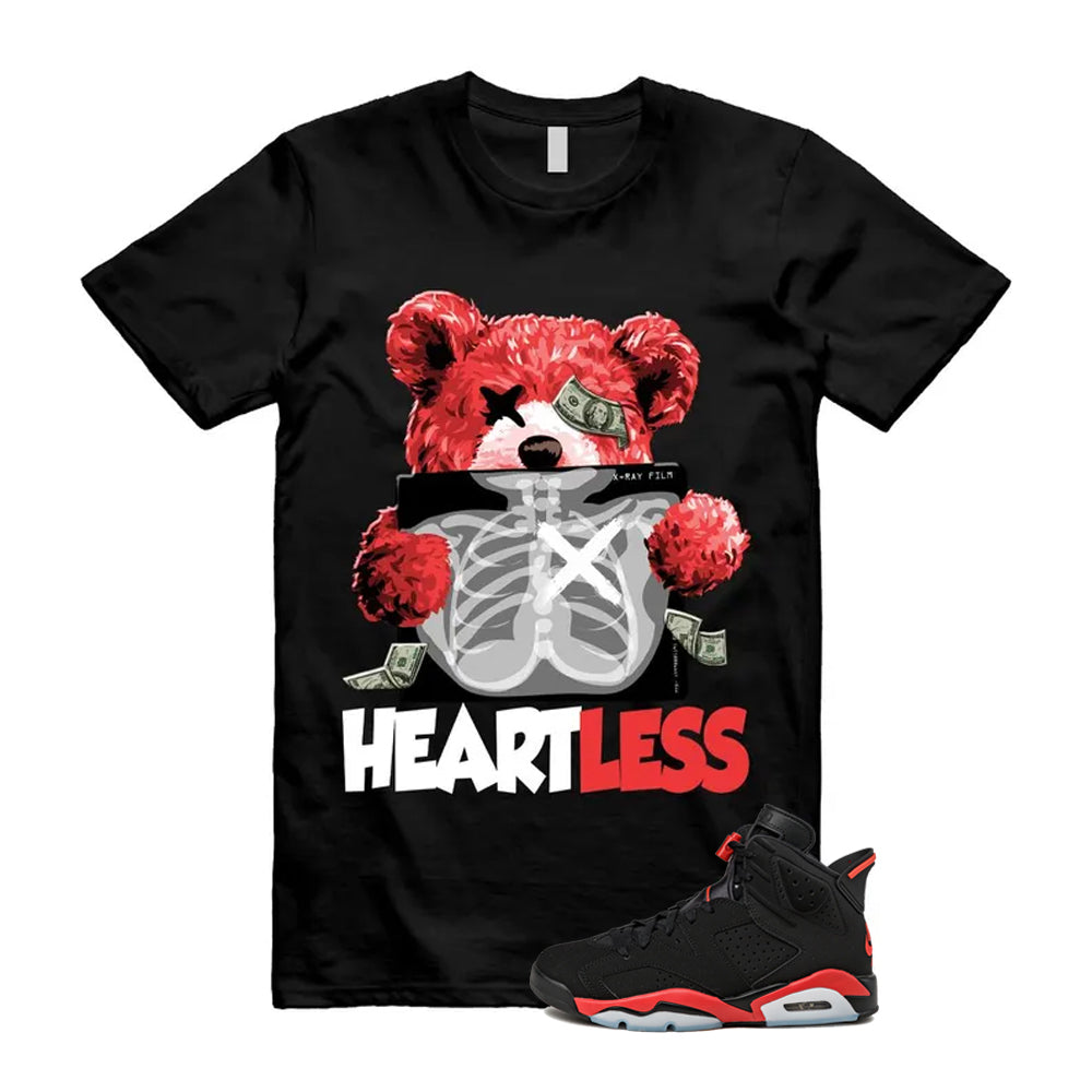 6 Infrared Salesman Black Red  Shirt To Match Heartless T-Shirt, Match Sneaker Tee 2026