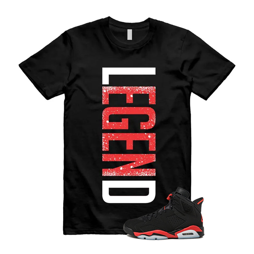 6 Infrared Salesman Black Red  Shirt To Match Legend T-Shirt, Match Sneaker Tee 2026