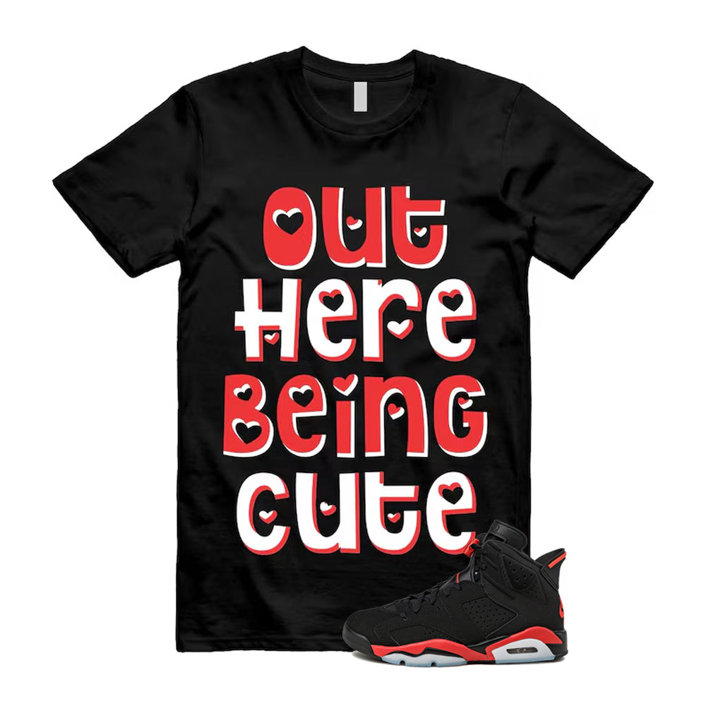 6 Infrared Salesman Black Red  Shirt To Match Out Here Being Cute T-Shirt, Match Sneaker Tee 2026