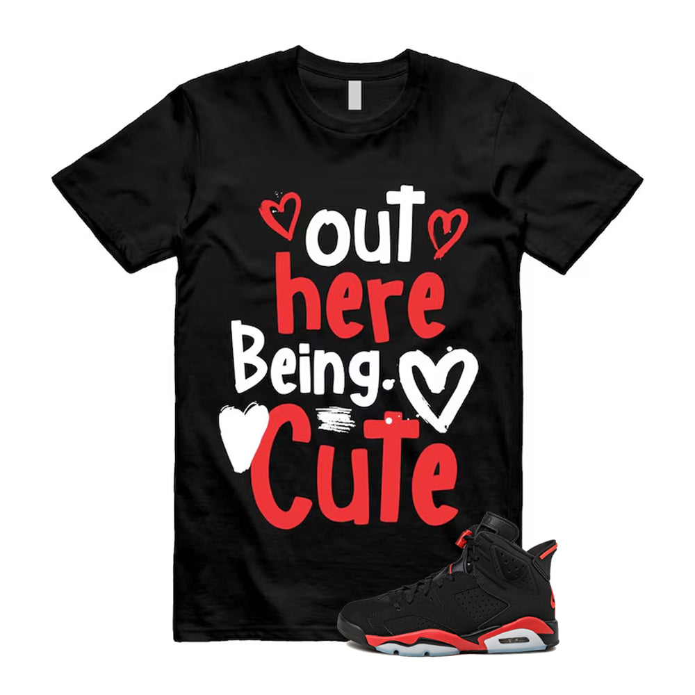 6 Infrared Salesman Black Red  Shirt To Match Out Here Being Cute T-Shirt, Match Sneaker Tee 2026