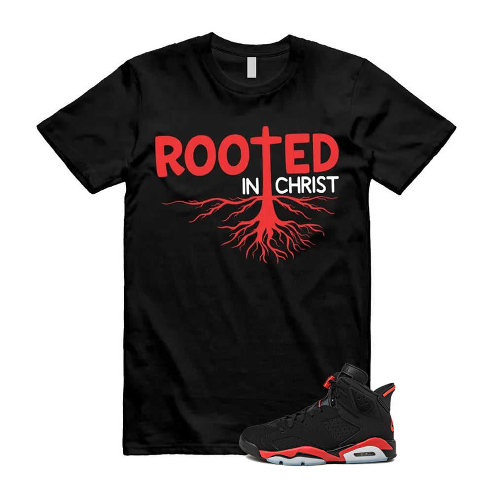 6 Infrared Salesman Black Red  Shirt To Match Rooted T-Shirt, Match Sneaker Tee 2026