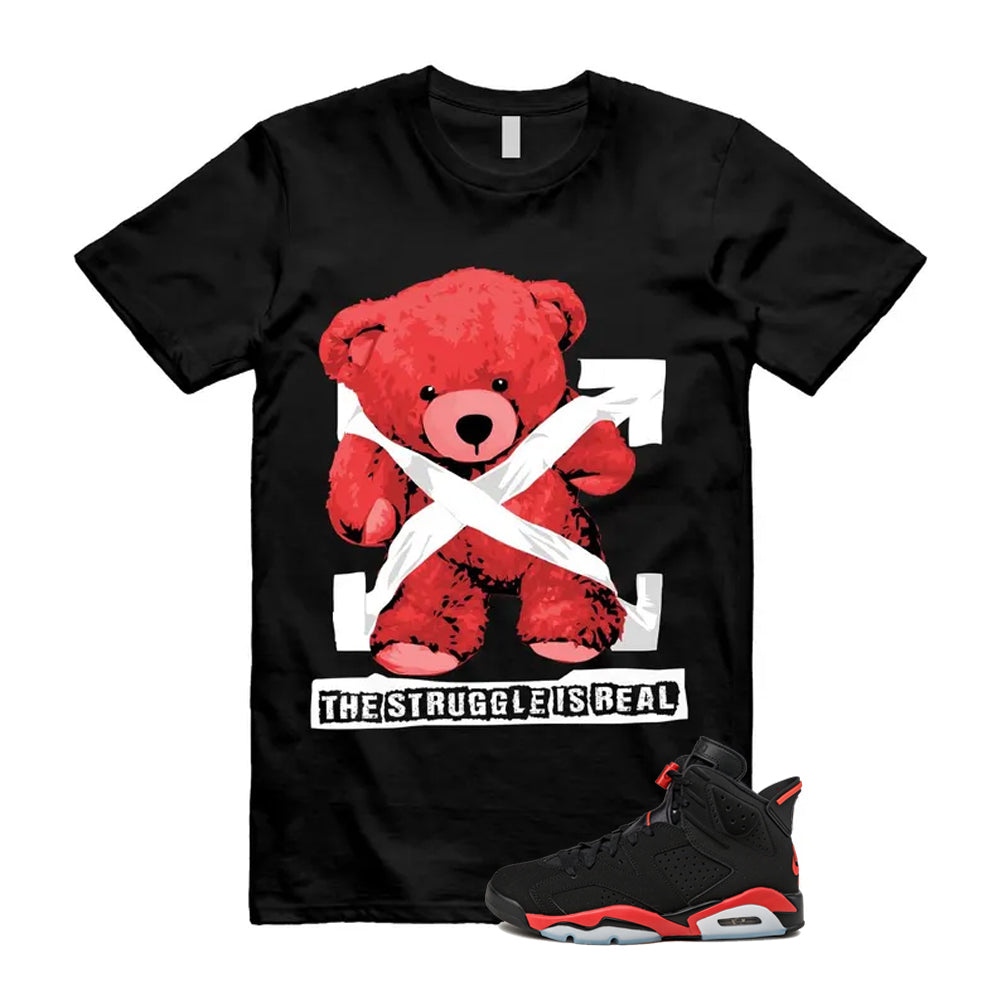 6 Infrared Salesman Black Red  Shirt To Match Struggle T-Shirt, Match Sneaker Tee 2026