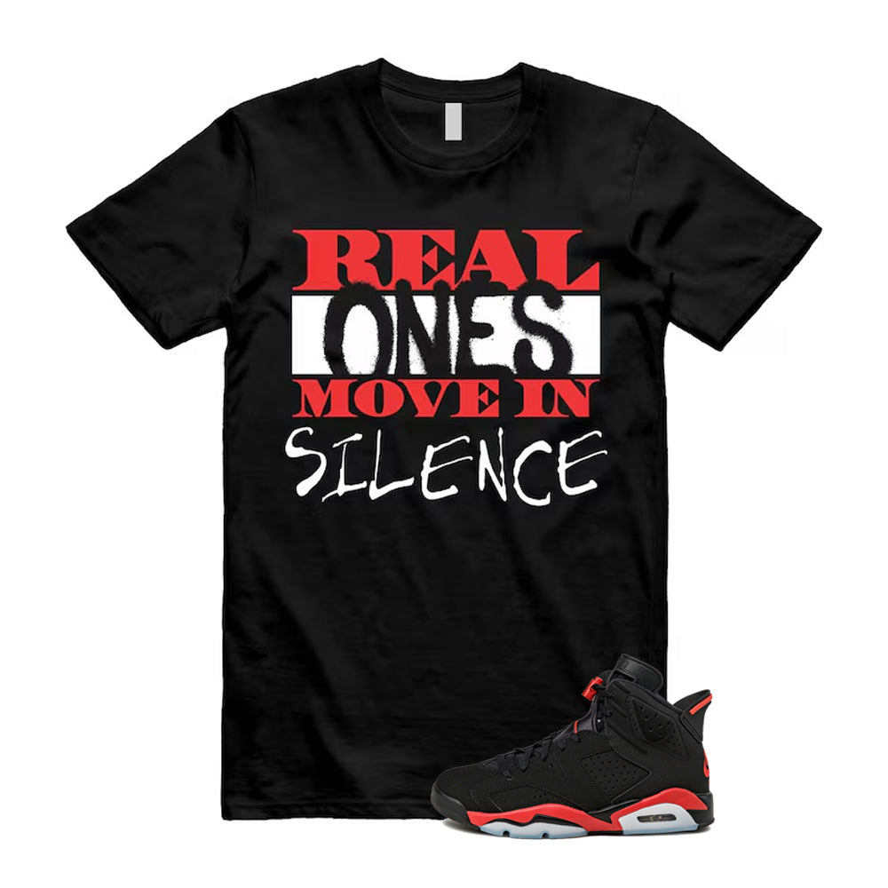 6 Infrared Salesman Black Red  Shirt To Match Real T-Shirt, Match Sneaker Tee 2026