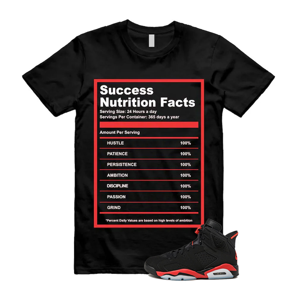 6 Infrared Salesman Black Red  Shirt To Match Success T-Shirt, Match Sneaker Tee 2026