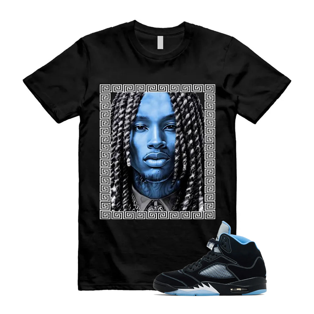 5 Black University Blue White 2026 Shirt To Match Von T-Shirt, Match Sneaker Tee