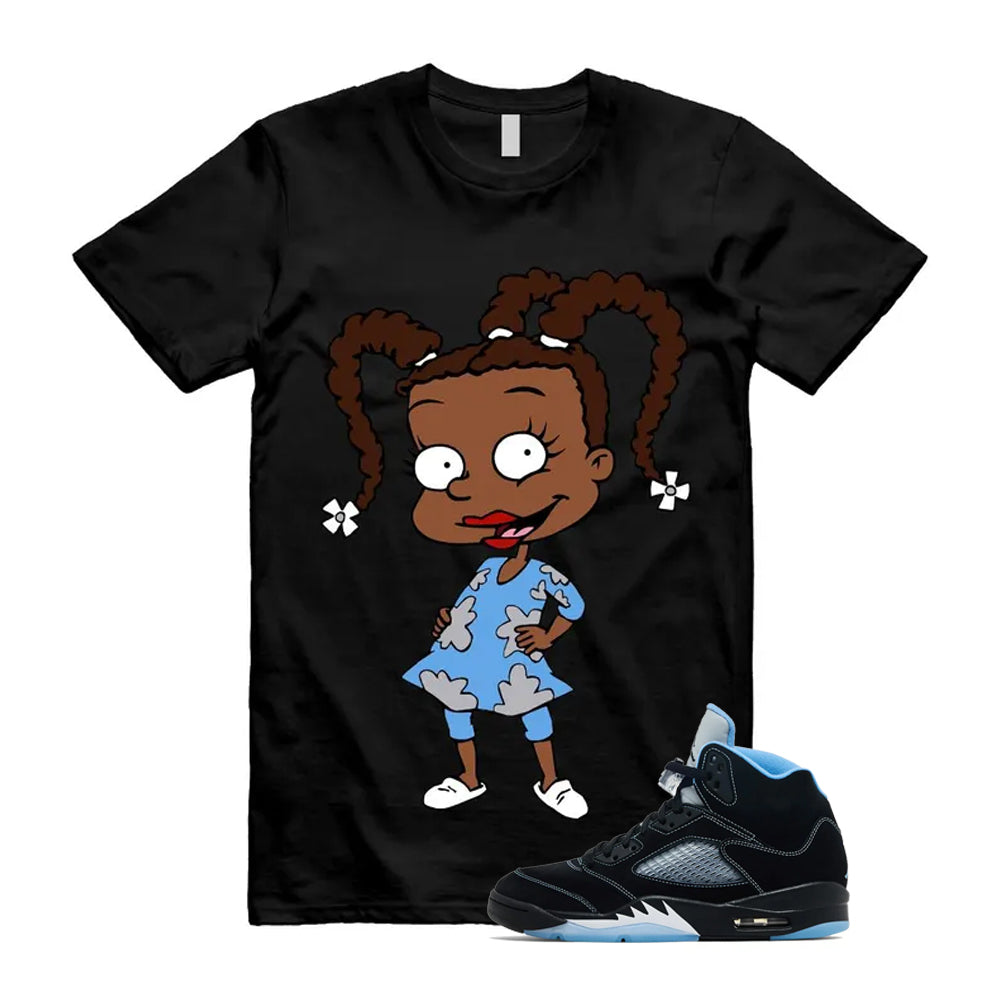 5 Black University Blue White 2026 Shirt To Match Susie T-Shirt, Match Sneaker Tee