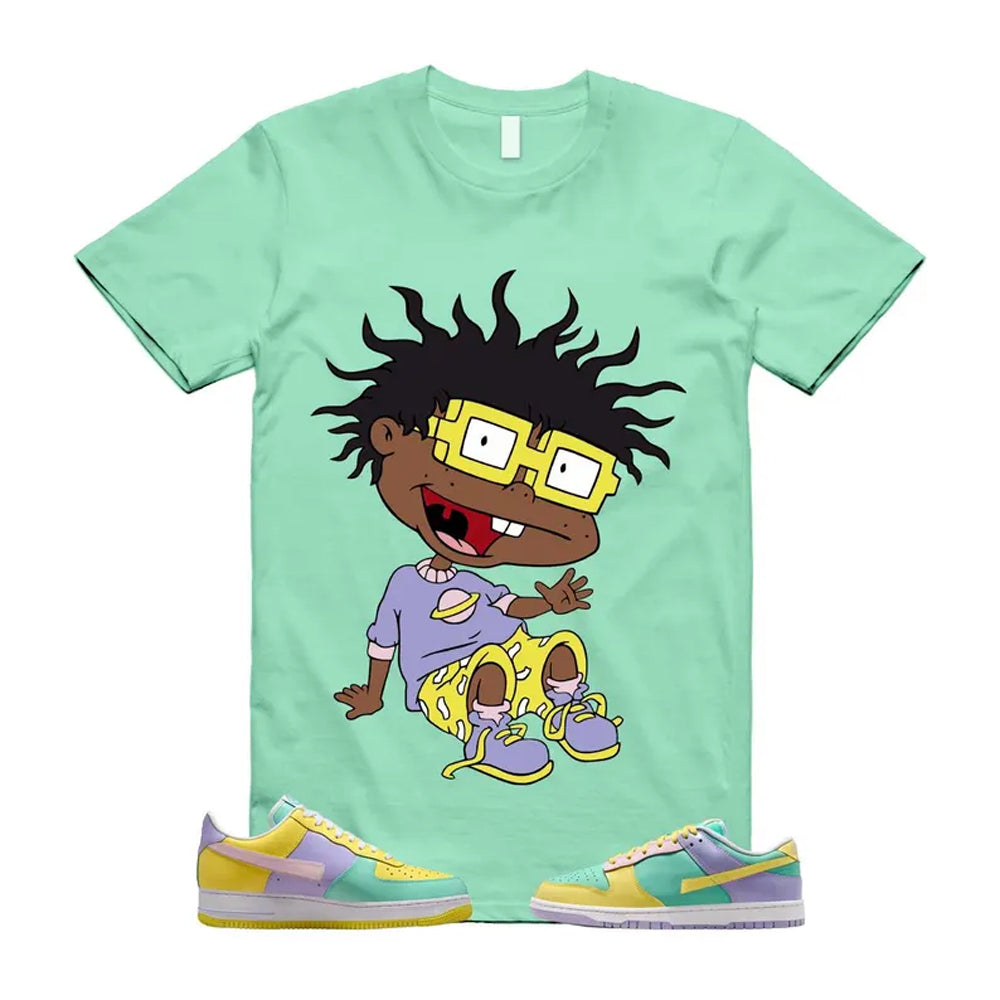 Dunk Easter Air Force 1 Emerald Rise Yellow Pulse Hydrangeas White Pink Foam 2026 Shirt To Match Finster T-Shirt, Match Sneaker Tee