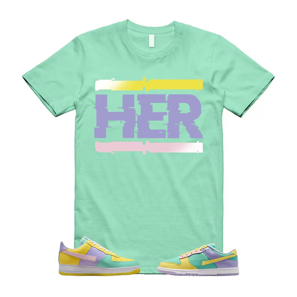 Dunk Easter Air Force 1 Emerald Rise Yellow Pulse Hydrangeas White Pink Foam 2026 Shirt To Match Her T-Shirt, Match Sneaker Tee