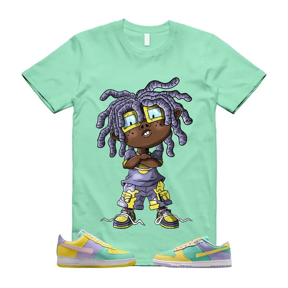 Dunk Easter Air Force 1 Emerald Rise Yellow Pulse Hydrangeas White Pink Foam 2026 Shirt To Match Chongo T-Shirt, Match Sneaker Tee
