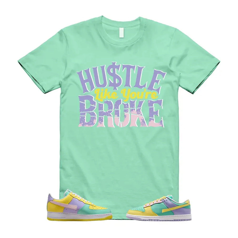 Dunk Easter Air Force 1 Emerald Rise Yellow Pulse Hydrangeas White Pink Foam 2026 Shirt To Match Broke T-Shirt, Match Sneaker Tee