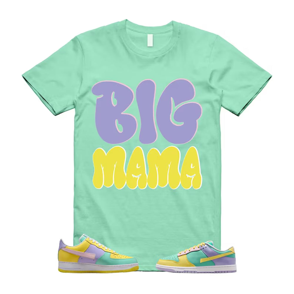 Dunk Easter Air Force 1 Emerald Rise Yellow Pulse Hydrangeas White Pink Foam 2026 Shirt To Match Big Mama T-Shirt, Match Sneaker Tee