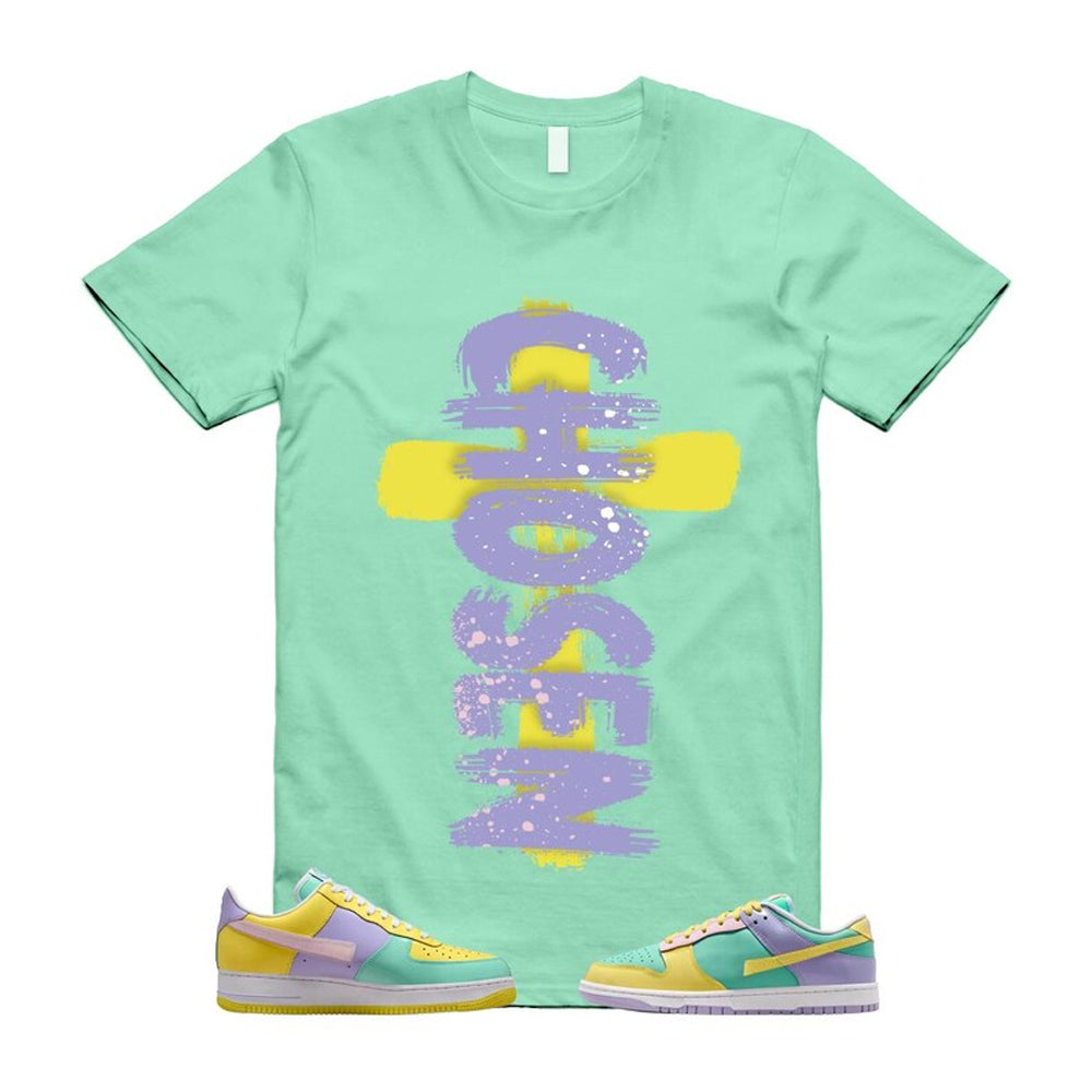 Dunk Easter Air Force 1 Emerald Rise Yellow Pulse Hydrangeas White Pink Foam 2026 Shirt To Match Chosen T-Shirt, Match Sneaker Tee