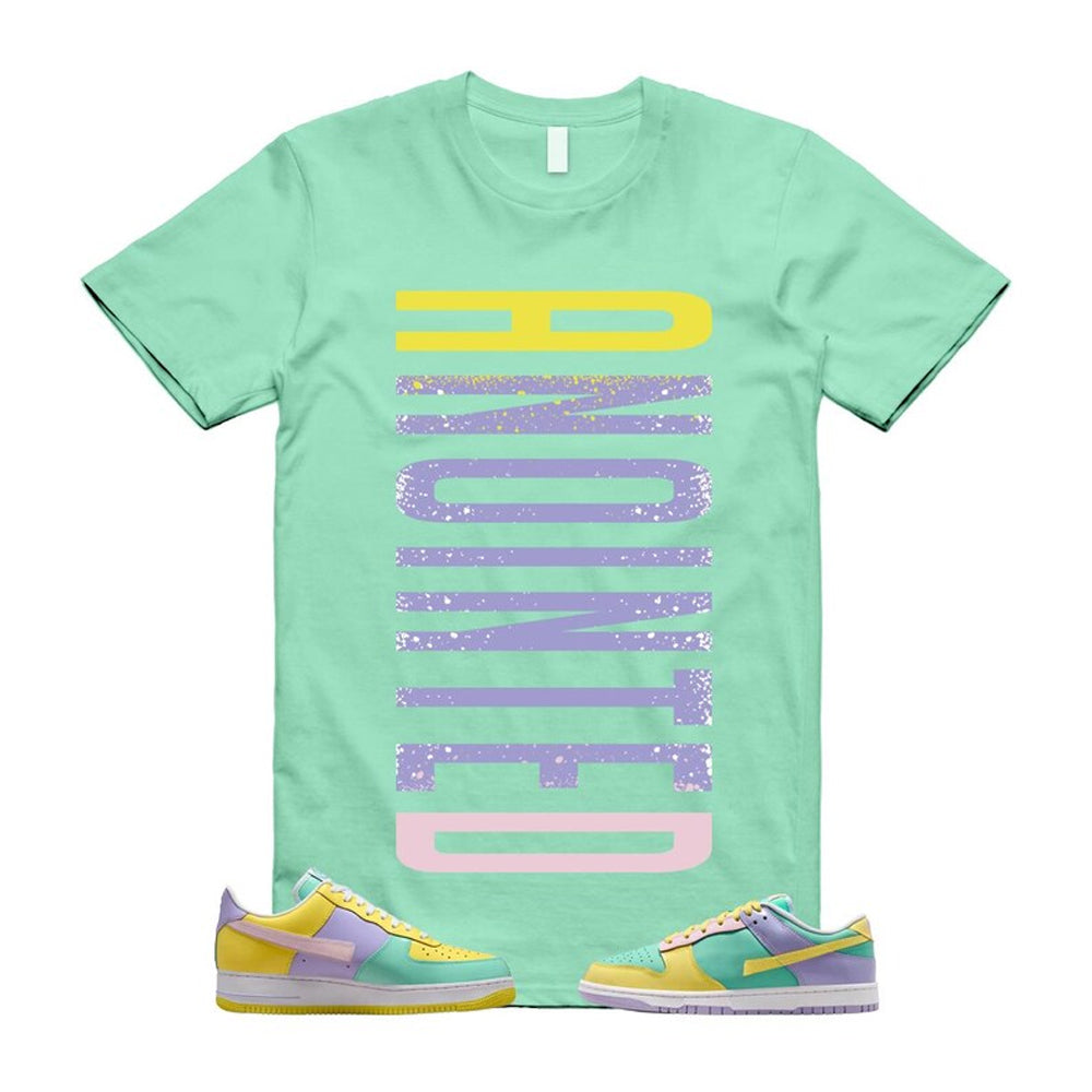 Dunk Easter Air Force 1 Emerald Rise Yellow Pulse Hydrangeas White Pink Foam 2026 Shirt To Match Anointed T-Shirt, Match Sneaker Tee