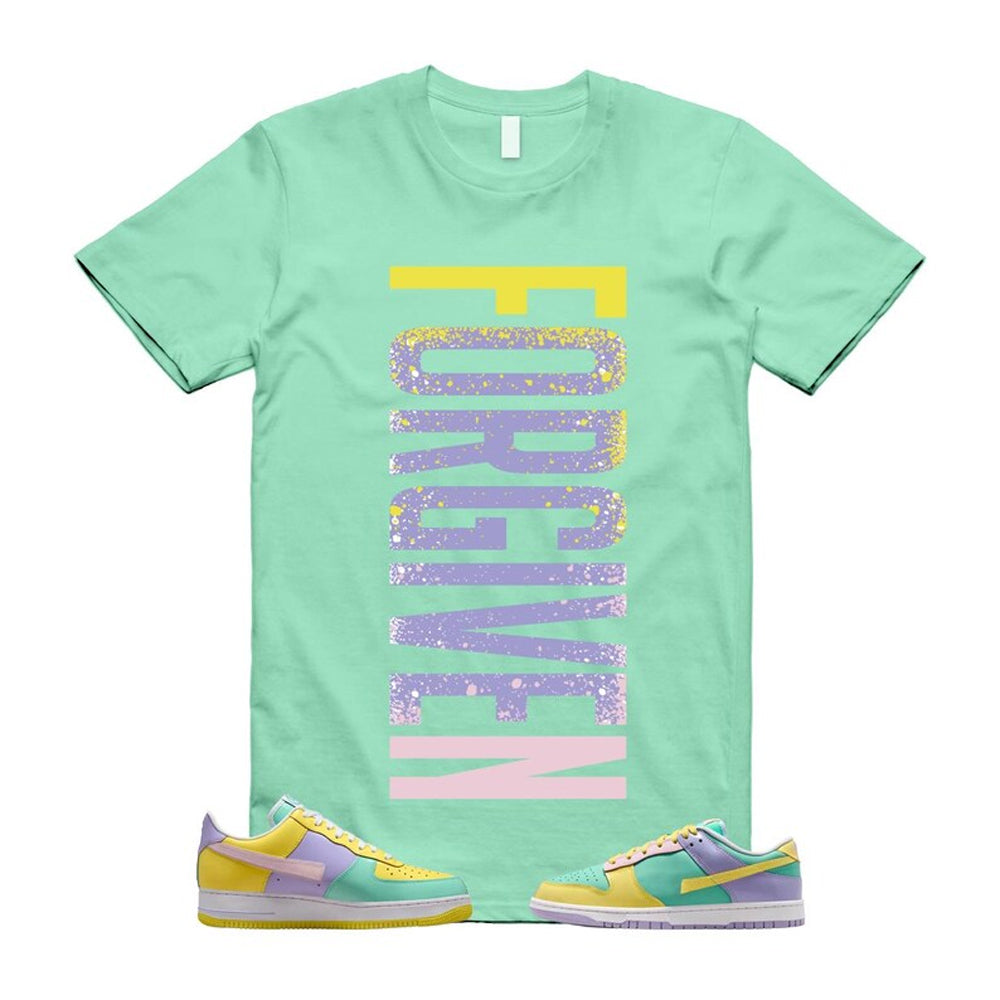 Dunk Easter Air Force 1 Emerald Rise Yellow Pulse Hydrangeas White Pink Foam 2026 Shirt To Match Forgiven T-Shirt, Match Sneaker Tee