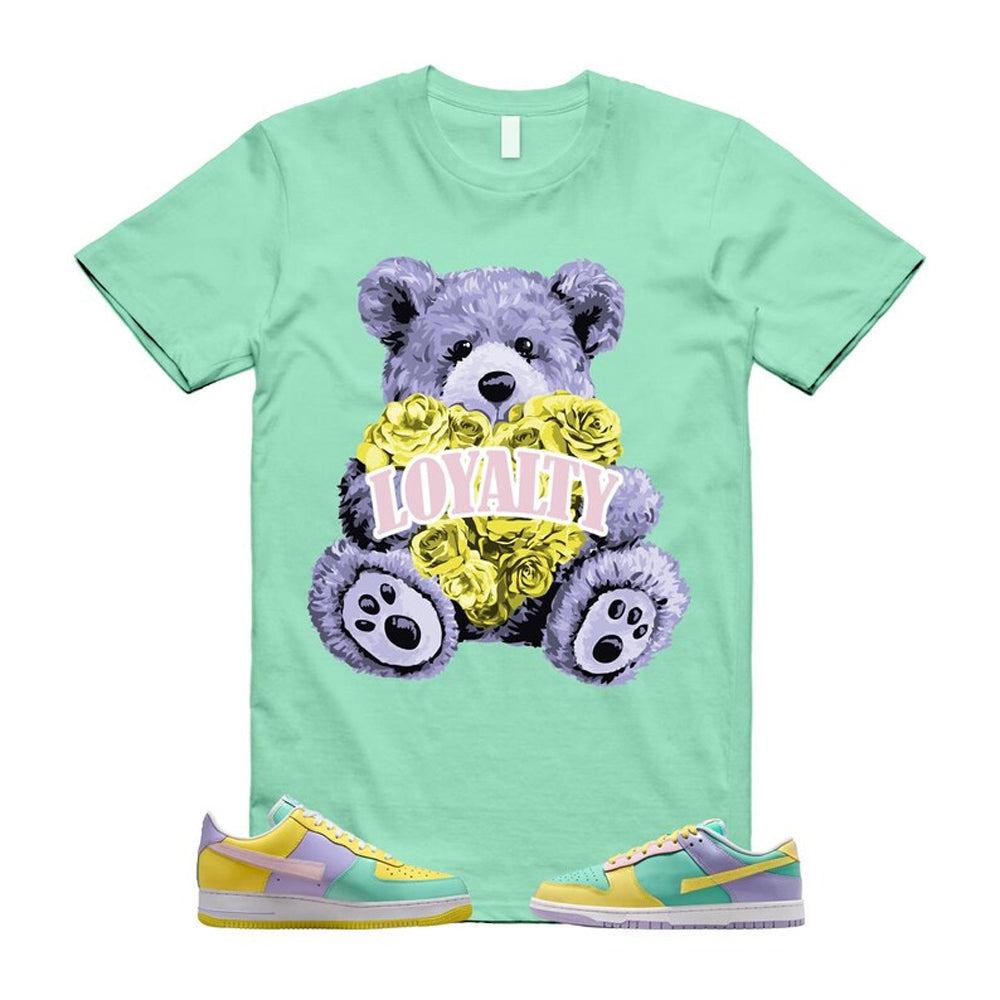 Dunk Easter Air Force 1 Emerald Rise Yellow Pulse Hydrangeas White Pink Foam 2026 Shirt To Match Loyalty T-Shirt, Match Sneaker Tee