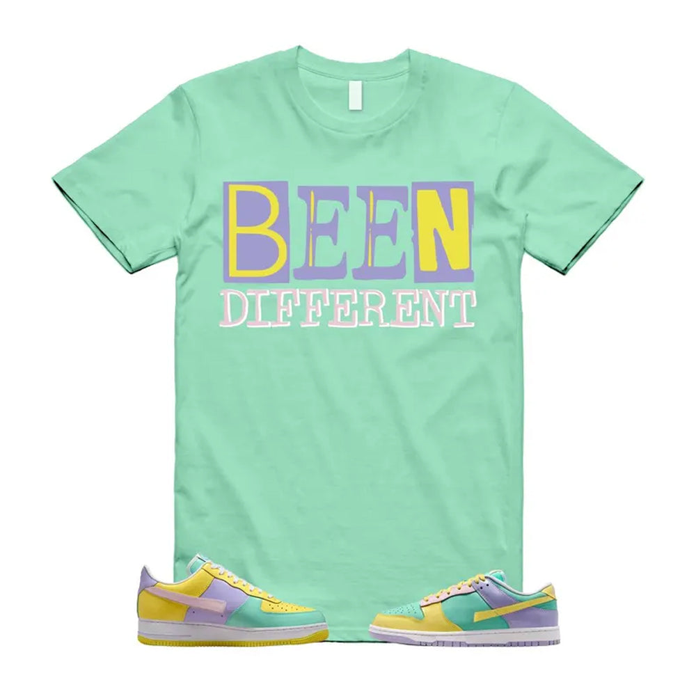 Dunk Easter Air Force 1 Emerald Rise Yellow Pulse Hydrangeas White Pink Foam 2026 Shirt To Match Been Different T-Shirt, Match Sneaker Tee