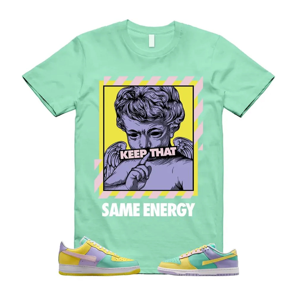 Dunk Easter Air Force 1 Emerald Rise Yellow Pulse Hydrangeas White Pink Foam 2026 Shirt To Match Energy T-Shirt, Match Sneaker Tee