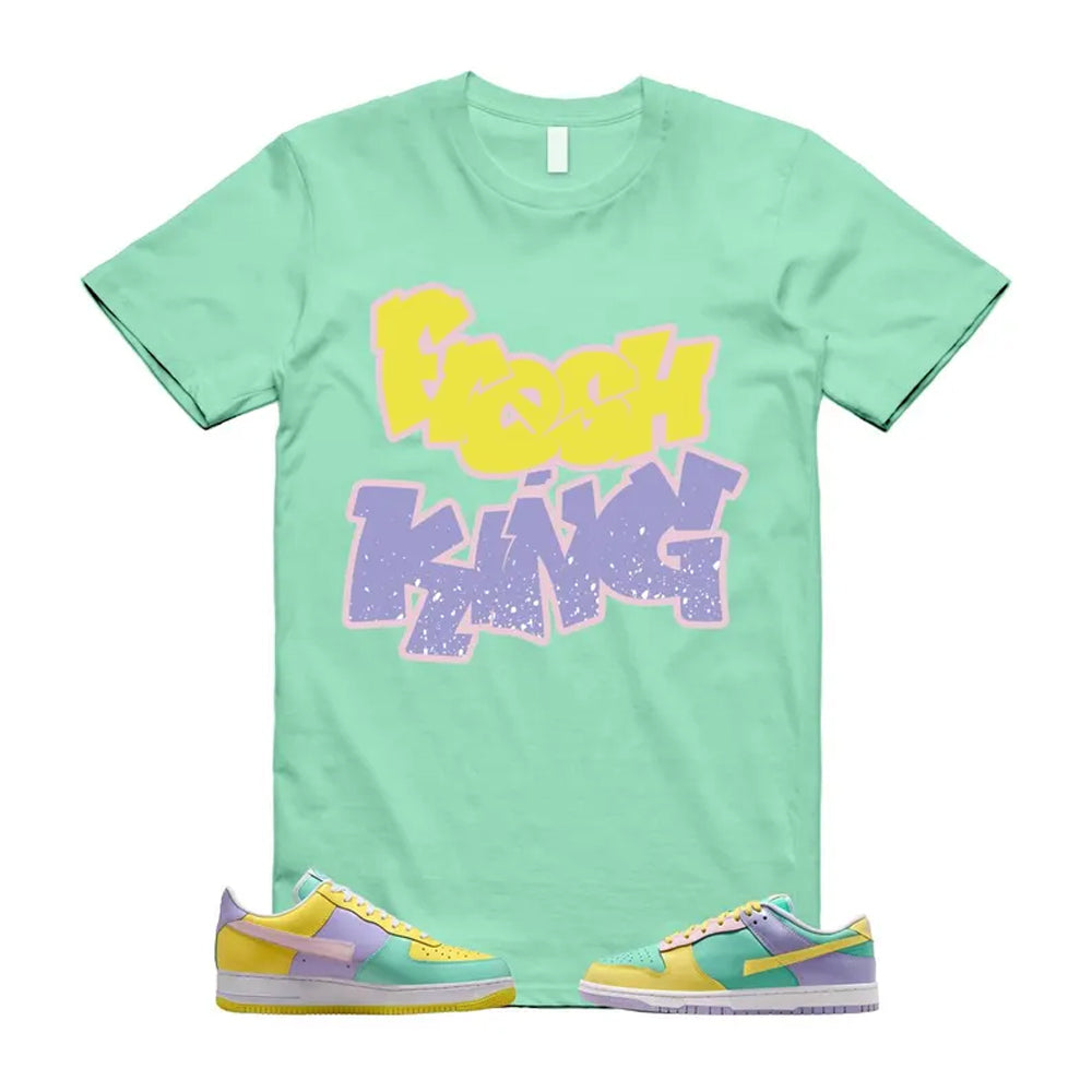 Dunk Easter Air Force 1 Emerald Rise Yellow Pulse Hydrangeas White Pink Foam 2026 Shirt To Match Fresh King T-Shirt, Match Sneaker Tee