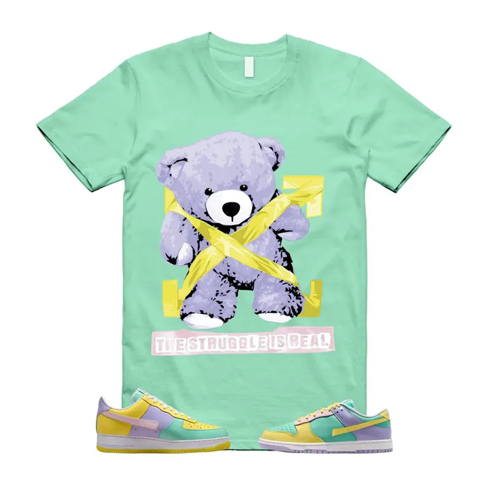 Dunk Easter Air Force 1 Emerald Rise Yellow Pulse Hydrangeas White Pink Foam 2026 Shirt To Match Struggle T-Shirt, Match Sneaker Tee