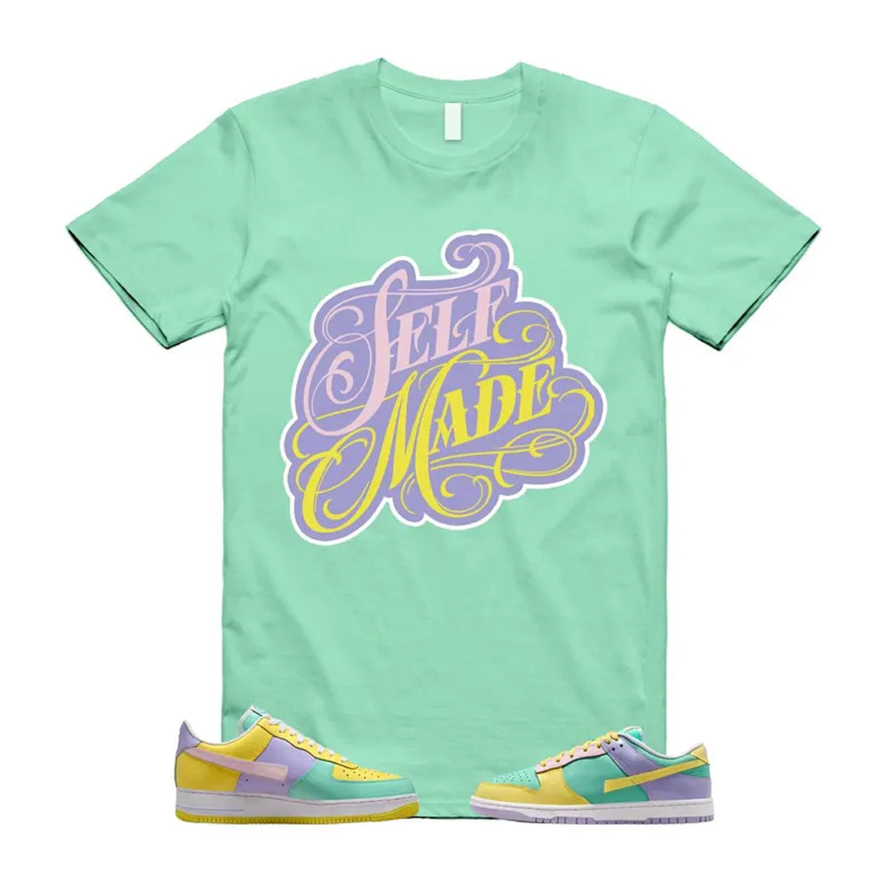 Dunk Easter Air Force 1 Emerald Rise Yellow Pulse Hydrangeas White Pink Foam 2026 Shirt To Match Self T-Shirt, Match Sneaker Tee