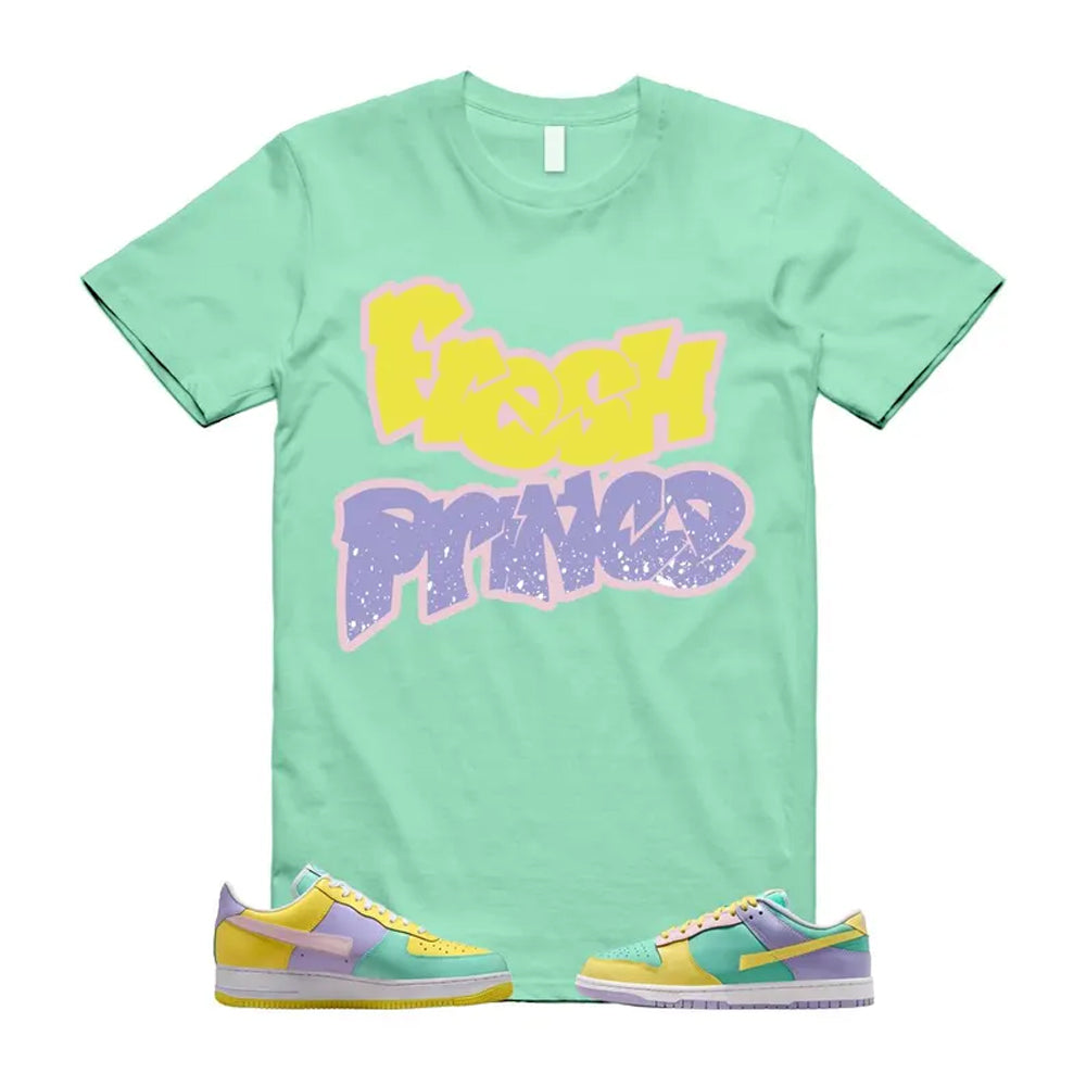 Dunk Easter Air Force 1 Emerald Rise Yellow Pulse Hydrangeas White Pink Foam 2026 Shirt To Match Fresh Prince T-Shirt, Match Sneaker Tee