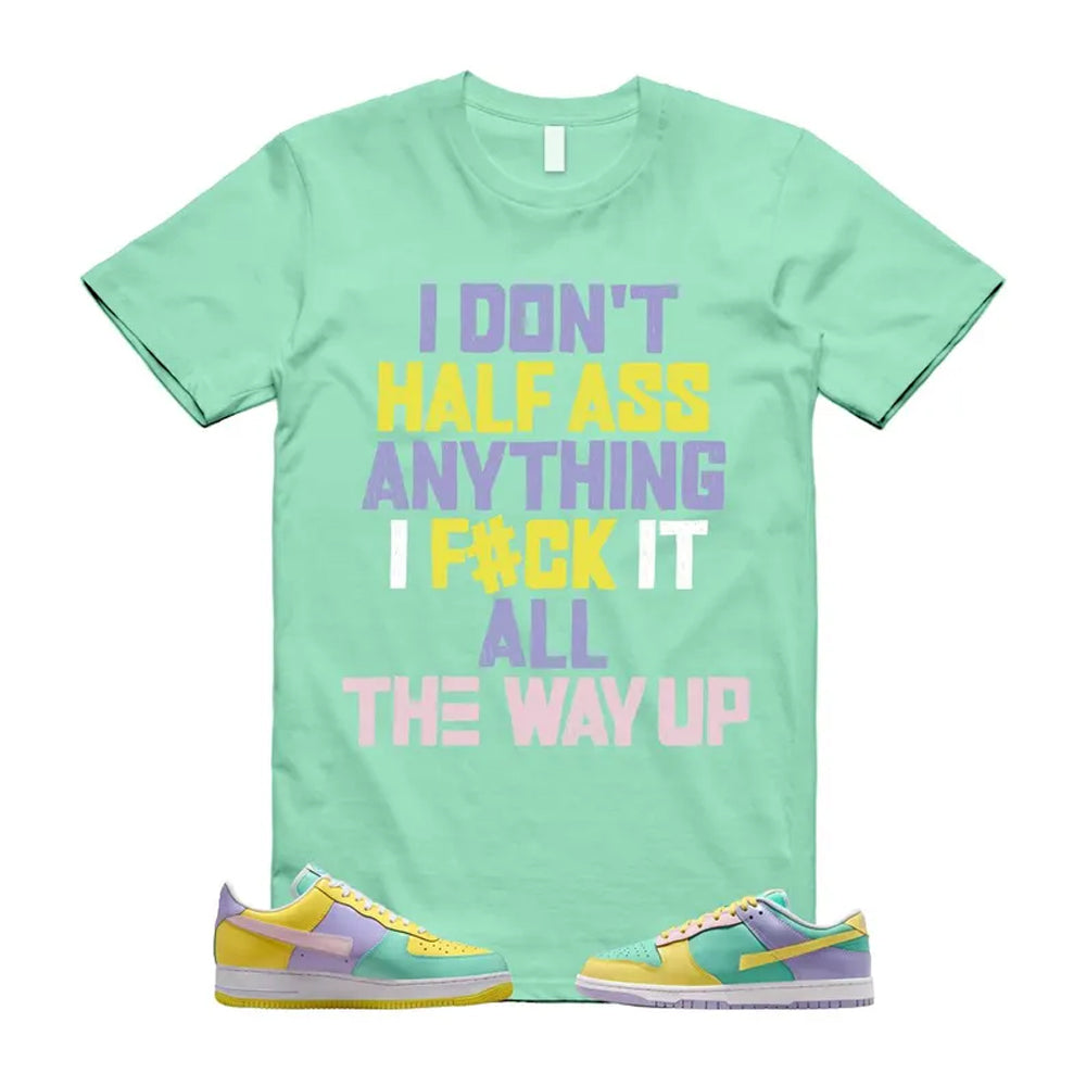 Dunk Easter Air Force 1 Emerald Rise Yellow Pulse Hydrangeas White Pink Foam 2026 Shirt To Match Half T-Shirt, Match Sneaker Tee