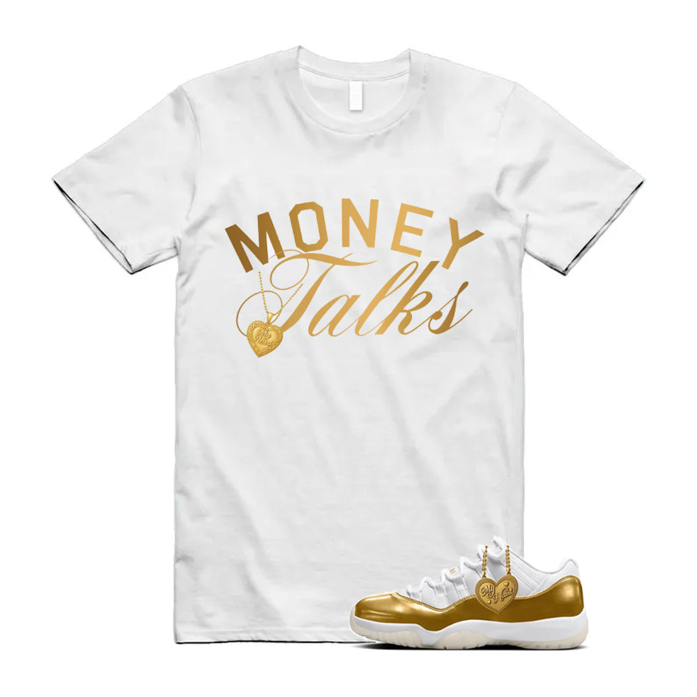 11 Low Mother's Day Gold White 2026 Shirt To Match Money Talks T-Shirt, Match Sneaker Tee