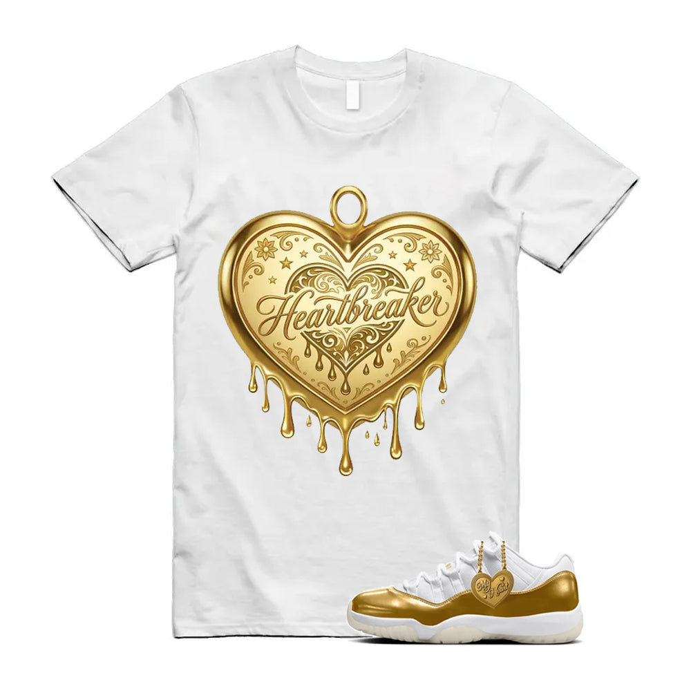 11 Low Mother's Day Gold White 2026 Shirt To Match Heart Breaker T-Shirt, Match Sneaker Tee