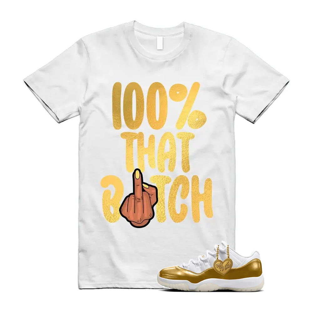 11 Low Mother's Day Gold White 2026 Shirt To Match 100 T-Shirt, Match Sneaker Tee