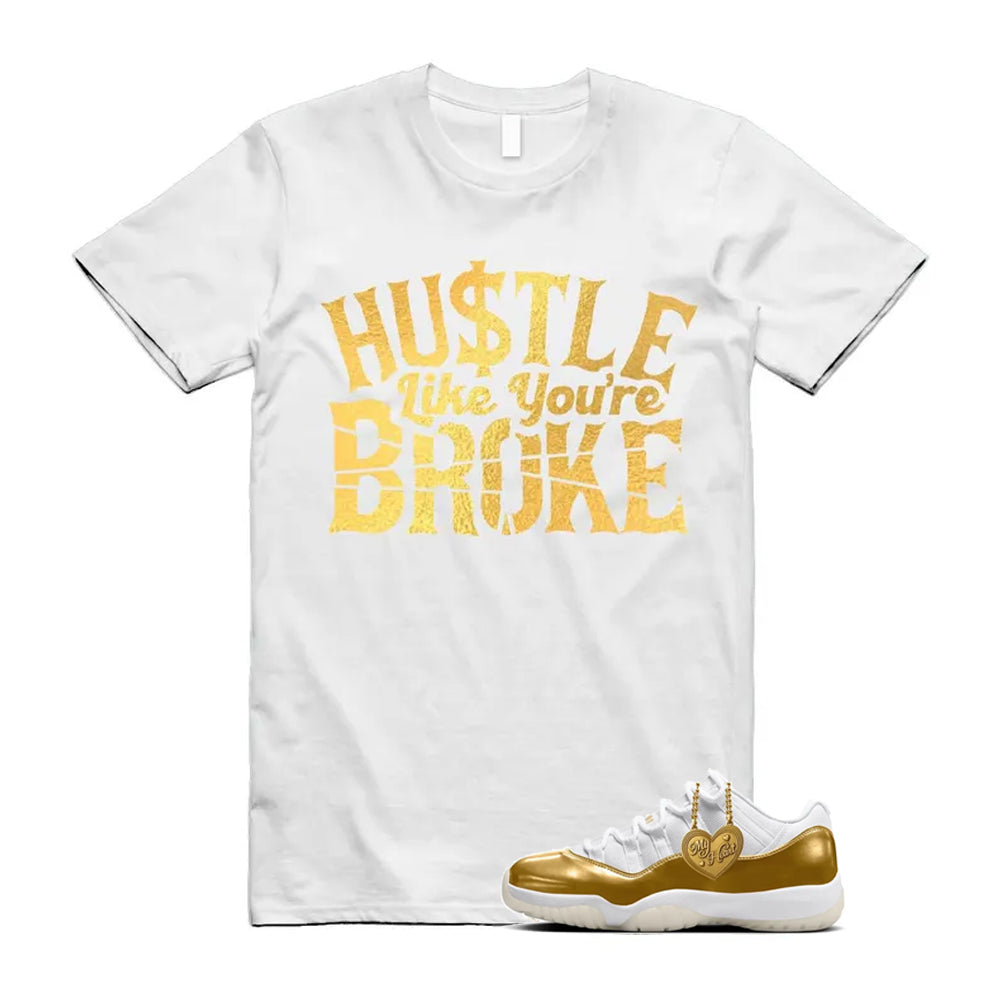 11 Low Mother's Day Gold White 2026 Shirt To Match Broke T-Shirt, Match Sneaker Tee