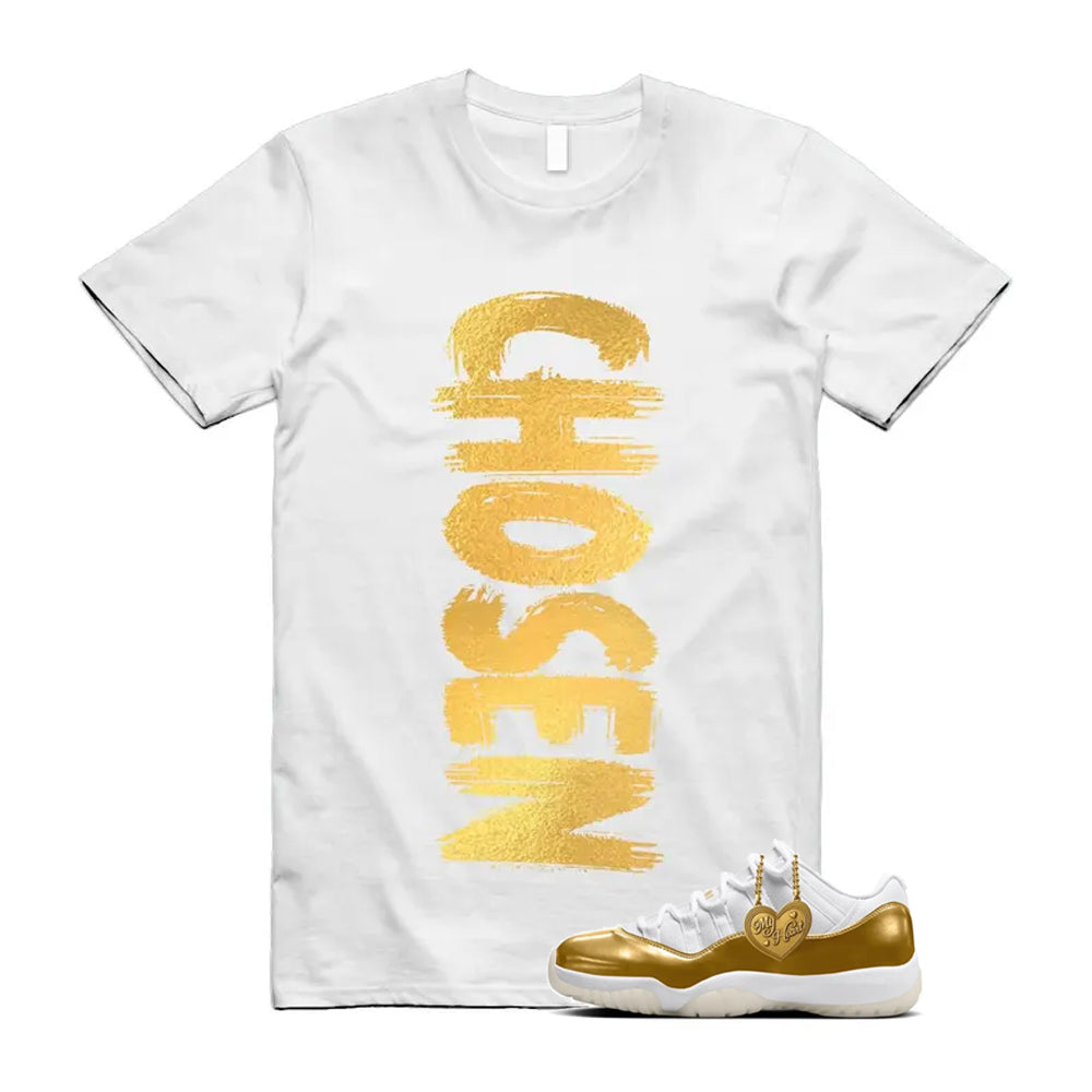 11 Low Mother's Day Gold White 2026 Shirt To Match Chosen T-Shirt, Match Sneaker Tee