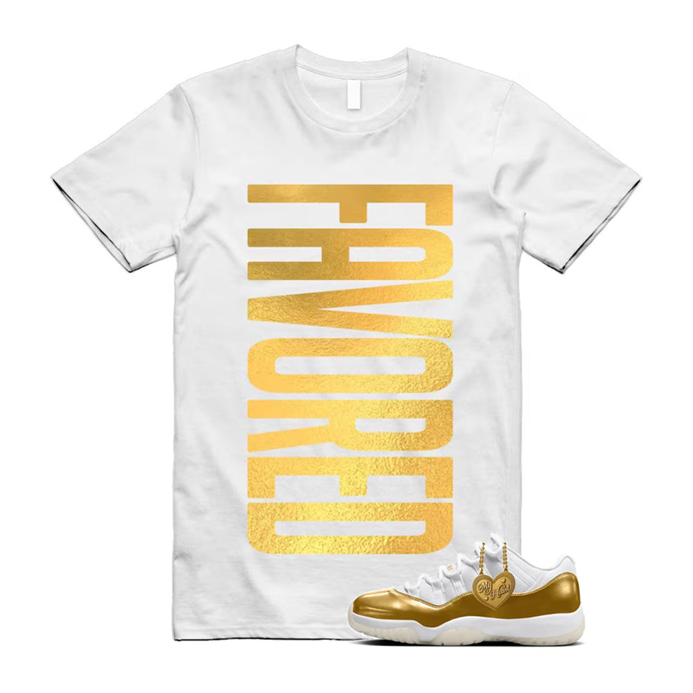 11 Low Mother's Day Gold White 2026 Shirt To Match Favored T-Shirt, Match Sneaker Tee