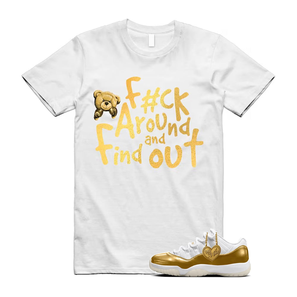 11 Low Mother's Day Gold White 2026 Shirt To Match Fck T-Shirt, Match Sneaker Tee