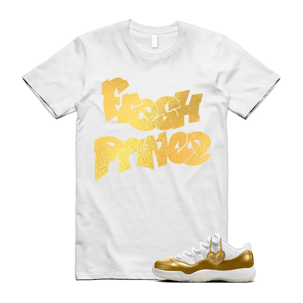 11 Low Mother's Day Gold White 2026 Shirt To Match Fresh Prince T-Shirt, Match Sneaker Tee