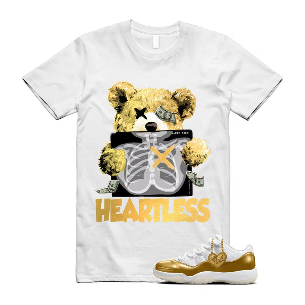 11 Low Mother's Day Gold White 2026 Shirt To Match Heartless T-Shirt, Match Sneaker Tee