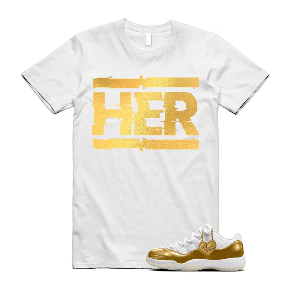 11 Low Mother's Day Gold White 2026 Shirt To Match Her T-Shirt, Match Sneaker Tee
