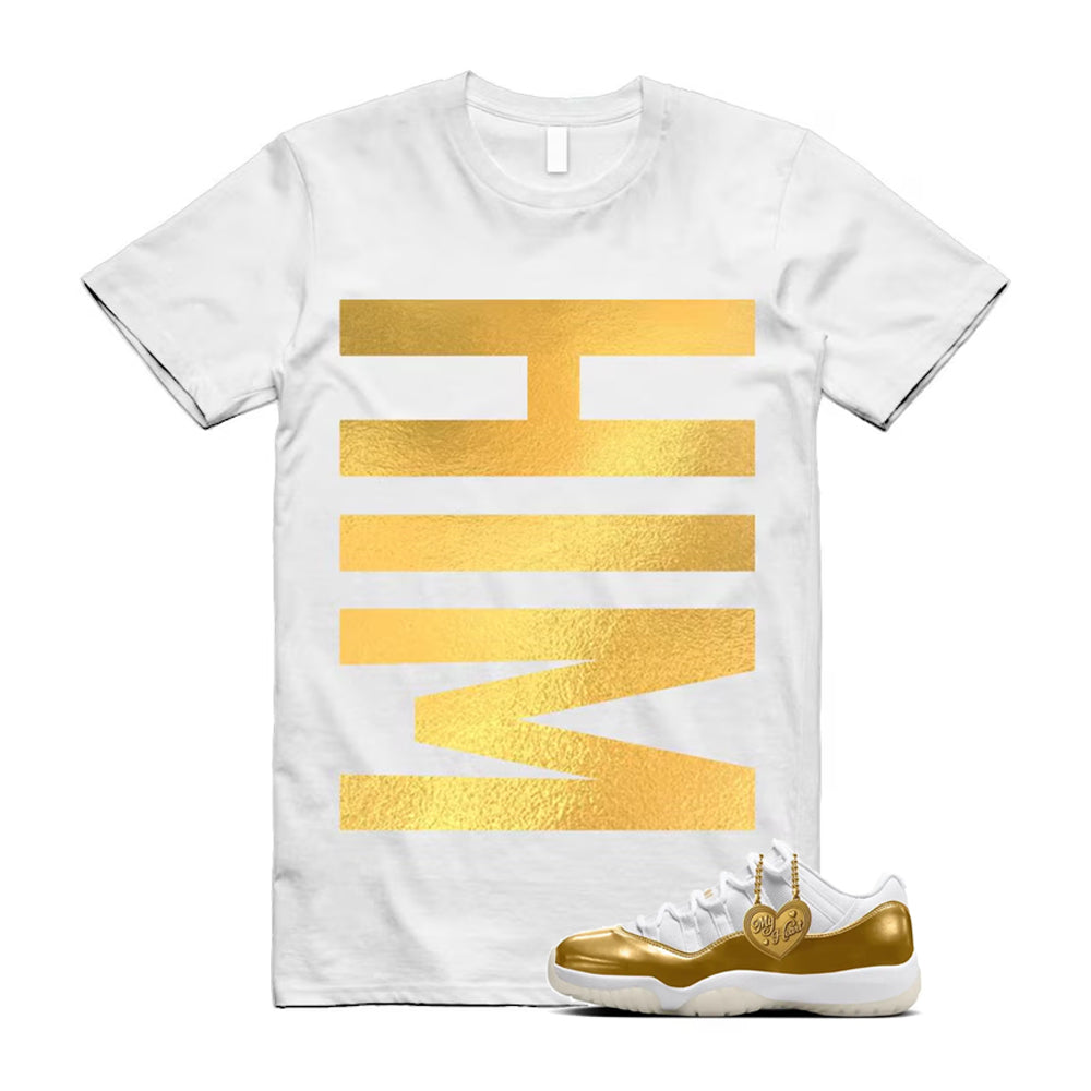 11 Low Mother's Day Gold White 2026 Shirt To Match Him T-Shirt, Match Sneaker Tee