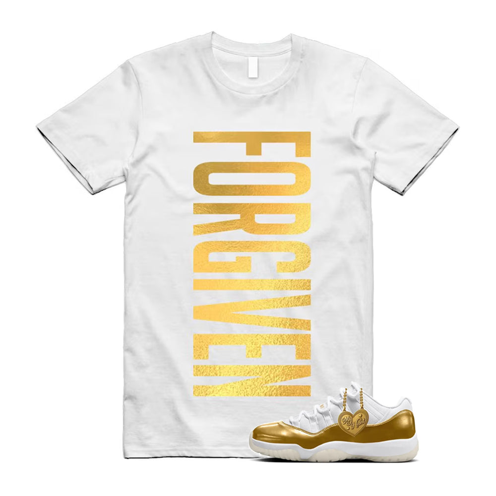 11 Low Mother's Day Gold White 2026 Shirt To Match Forgiven T-Shirt, Match Sneaker Tee