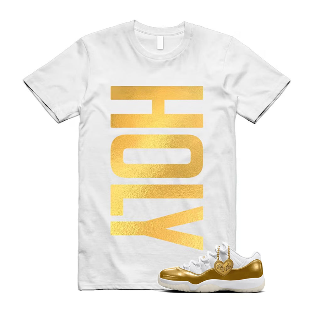11 Low Mother's Day Gold White 2026 Shirt To Match Holy T-Shirt, Match Sneaker Tee
