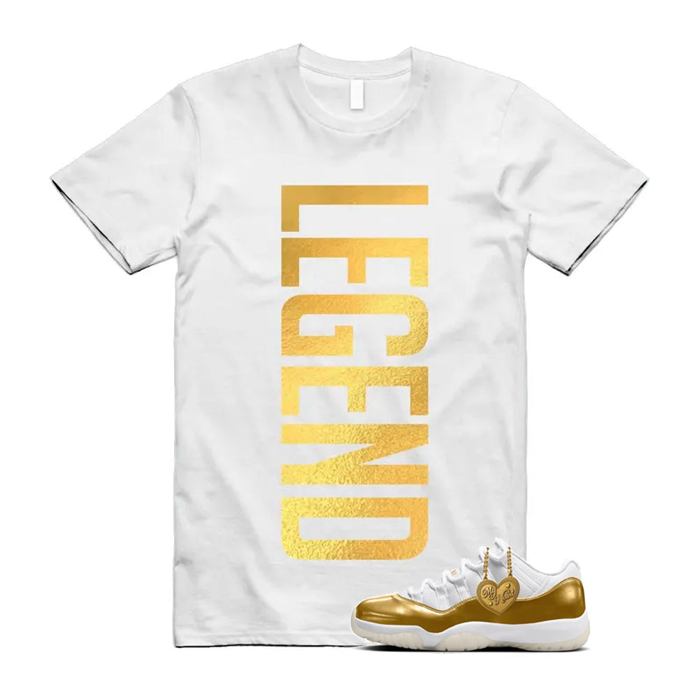 11 Low Mother's Day Gold White 2026 Shirt To Match Legend T-Shirt, Match Sneaker Tee