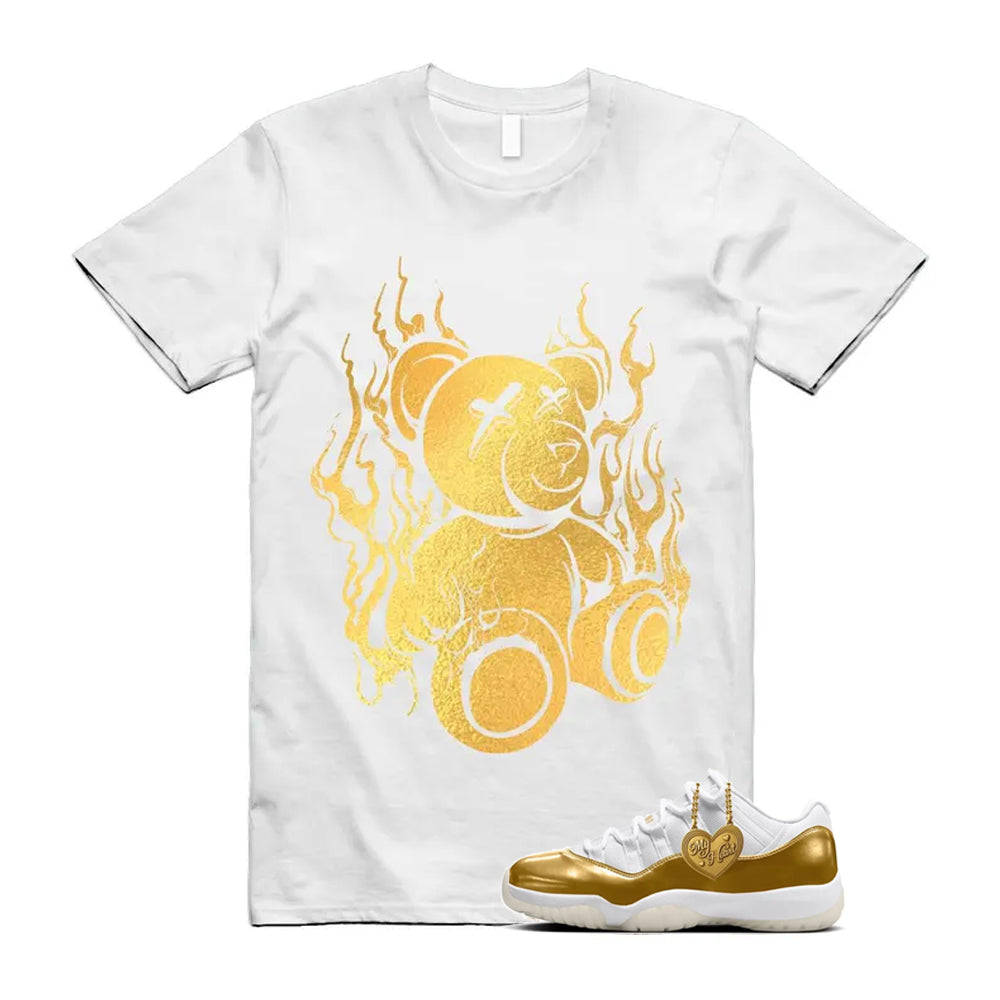11 Low Mother's Day Gold White 2026 Shirt To Match Lit T-Shirt, Match Sneaker Tee