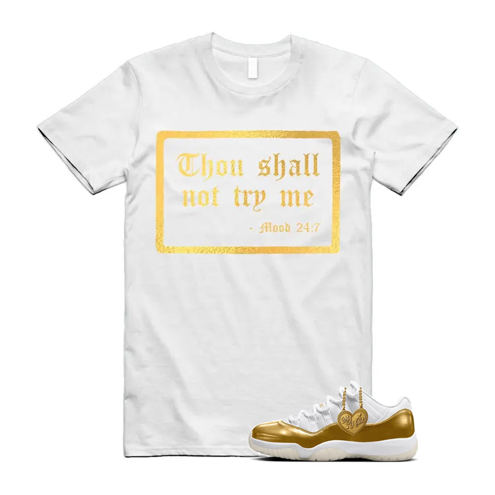 11 Low Mother's Day Gold White 2026 Shirt To Match Make Mood T-Shirt, Match Sneaker Tee