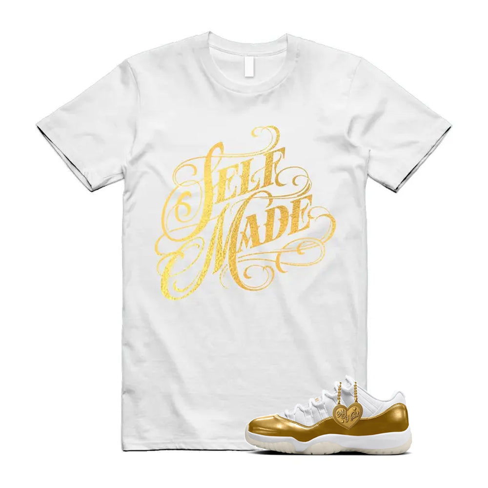 11 Low Mother's Day Gold White 2026 Shirt To Match Self Made T-Shirt, Match Sneaker Tee