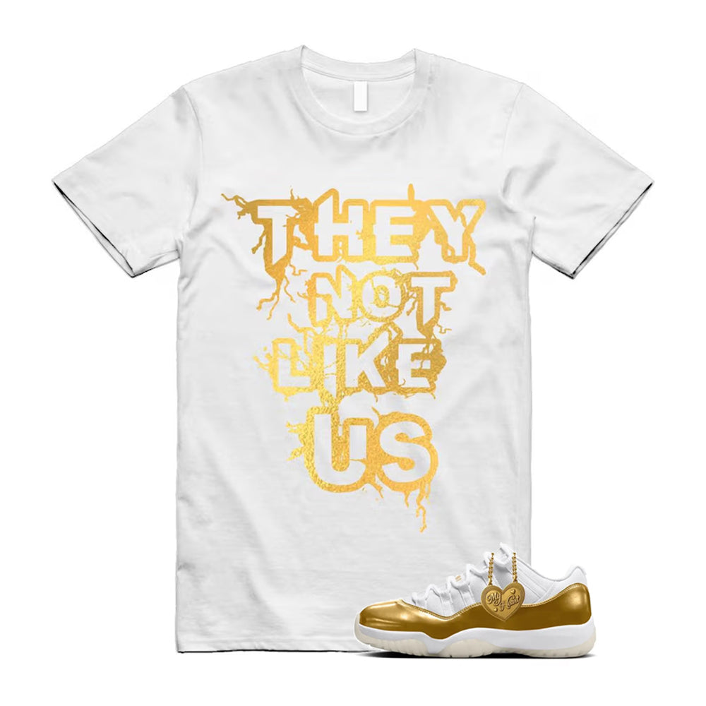 11 Low Mother's Day Gold White 2026 Shirt To Match They Not like Us T-Shirt, Match Sneaker Tee