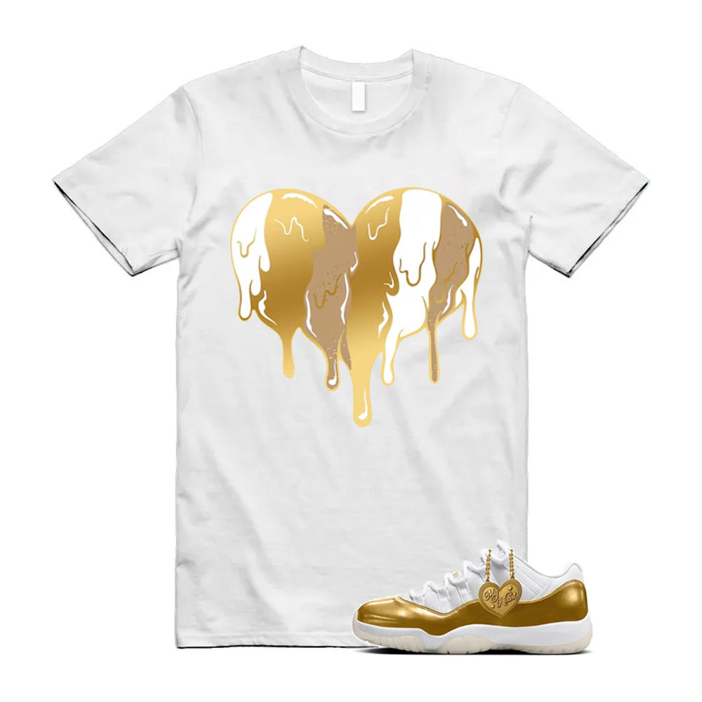 11 Low Mother's Day Gold White 2026 Shirt To Match Heart T-Shirt, Match Sneaker Tee