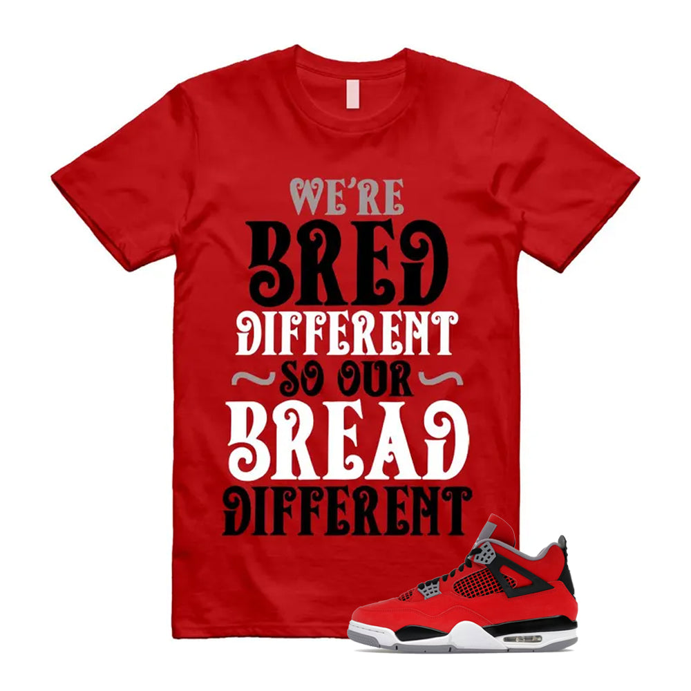 4 Toro Bravo Fire Red White Black Cement Grey 2026 Shirt To Match Bread T-Shirt, Match Sneaker Tee